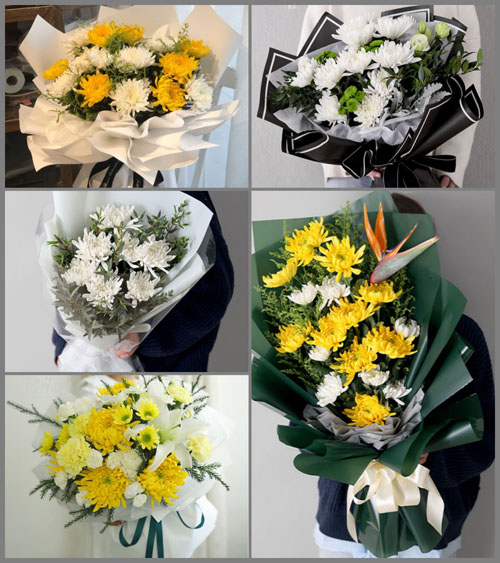 湖南永州零陵区菱角塘镇白事花束代送